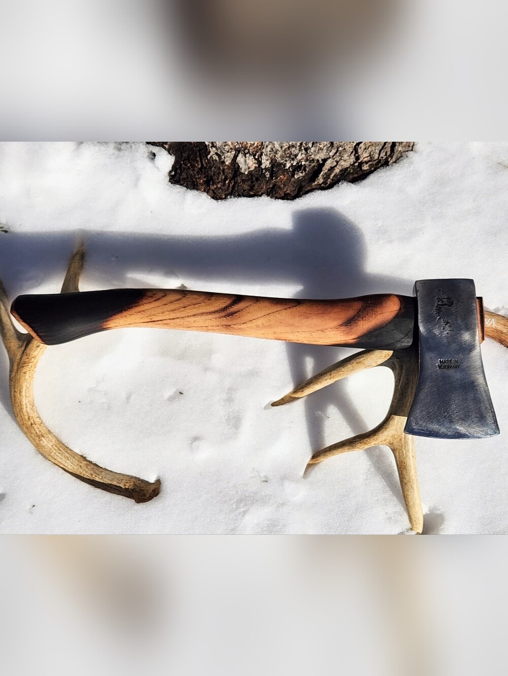 Vintage Hatchet Made in West Germany  Fully Restored 1 1/2 Pounds on 15" handle